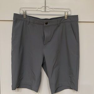 Men’s gray Adidas golf shorts